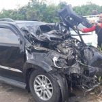 Mobil Milik Anggota DPRD Lahat Tabrakan Mobil Milik Anggota DPRD Lahat Tabrakan