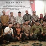 15 Anggota Timsel KPU Kabupaten Kota se Sumsel Dilantik
