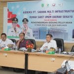 PT SMI : Muba Sangat Amanah, Kami Siap Gelontorkan alternatif Pembiayaan Pengembangan RSUD Sekayu PT SMI : Muba Sangat Amanah, Kami Siap Gelontorkan alternatif Pembiayaan Pengembangan RSUD Sekayu