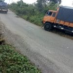 Diguyur Hujan Jalan Manggul Lahat Amblas Diguyur Hujan Jalan Manggul Lahat Amblas
