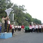 Jalan Santai Bersama Bupati dan TNI Polri