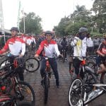 Ribuan Peserta Antusias Ikuti Gowes Syukuran Hari Juang TNI AD Ribuan Peserta Antusias Ikuti Gowes Syukuran Hari Juang TNI AD