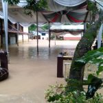 Lahat Hujan Deras, Ratusan Rumah Terendam Banjir