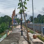 Pembangunan Ikon Gerbang Kota Muara Enim Diduga Dibangun Asal Asalan