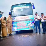 Bupati Mura Launching Pengoperasian Bus Damri