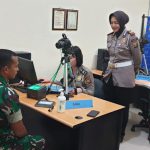 Danyon dan Wadan Yonkav-5 Karang Endah Ke  Satlantas Polres Prabumulih