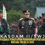 KASDAM II/SWJ Lantik 402 Bintara  TNI AD di Rindam II/SWJ Lahat