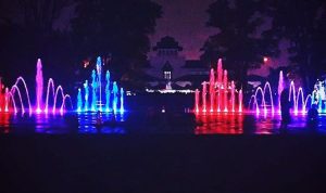 Indahnya Air Mancur Menari Di Lapangan Gasibu Bandung