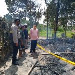 Rumah Kakek Berumur 102 Tahun di Muba Dilalap Api