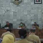 Wabub OKU Johan Anuar membuka Rakor Evaluasi Satgas Covid-19 kabupaten OKU
