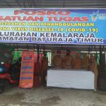 Kelurahan Kemalaraja Dirikan Posko Cegah Covid 19