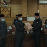 Rapat Paripurna Ke-X DPRD OKU  Dalam Rangka Pembahasan  Raperda OKU