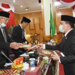 Wagub Mawardi Simak Penyampaian Pendapat Akhir Fraksi DPRD Sumsel Terkait Raperda Pelaksanaan APBD 2019