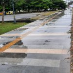 Taman Eks Terminal Inderalaya Diduga Dibangun Asal-asalan, Memasuki Tahun Keempat Pengerjaan Telan Dana Rp18,1 M