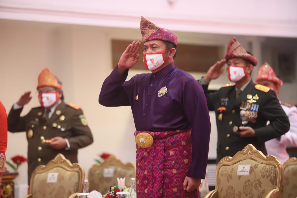 Kenakan Baju Adat Komering, Deru Upacara HUT RI Bersama Presiden Secara Virtual 92B6D63D 51E3 4689 A69C 5A8ECA8788F7