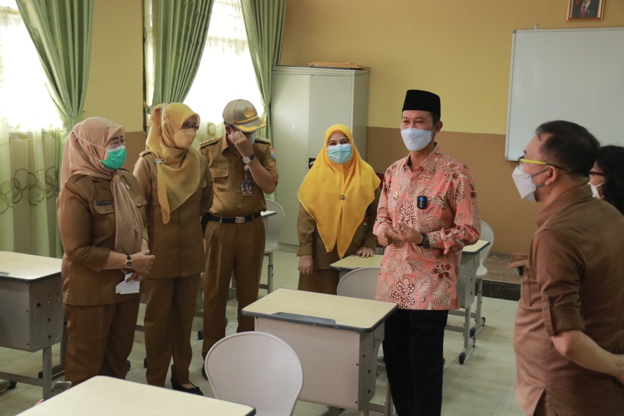 Persiapan Pembelajaran Tatap Muka Siswa Di Kota Palembang, 6 September 2021?