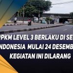 PPKM Level 3 Berlaku se-Indonesia Mulai 24 Desember, Begini Aturannya!