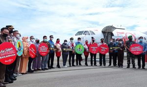 Wings Air Resmikan Penerbangan Perdana Langsung dari BANJARMASIN - MUARA TEWEH