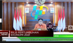 Meleset dari Target APBN, Pertumbuhan Ekonomi Indonesia 3,69 Persen di Tahun 2021