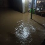 Sekip Sidomulyo Kelurahan Pasar Lama Lahat Terendam Banjir
