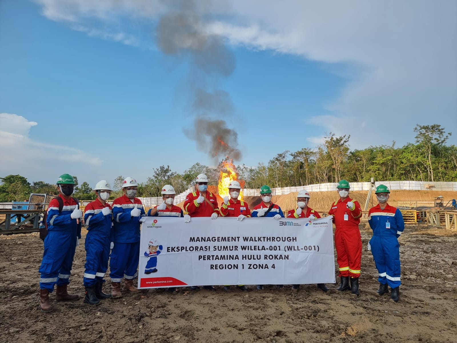 SKK Migas Kunjungi Lokasi Temuan Migas Baru Di Sumur WLL-01 Muaraenim