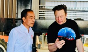 Gaya Santai Elon Musk Bertemu Jokowi, Pakai Kaus Bergambar Bumi