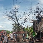 Empat Unit Damkar ke Lokasi Kebakaran di Desa Ulak Teberau