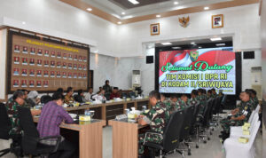Komisi I DPR RI Lakukan Rapat Dengar Pendapat dengan Pangdam II/Sriwijaya