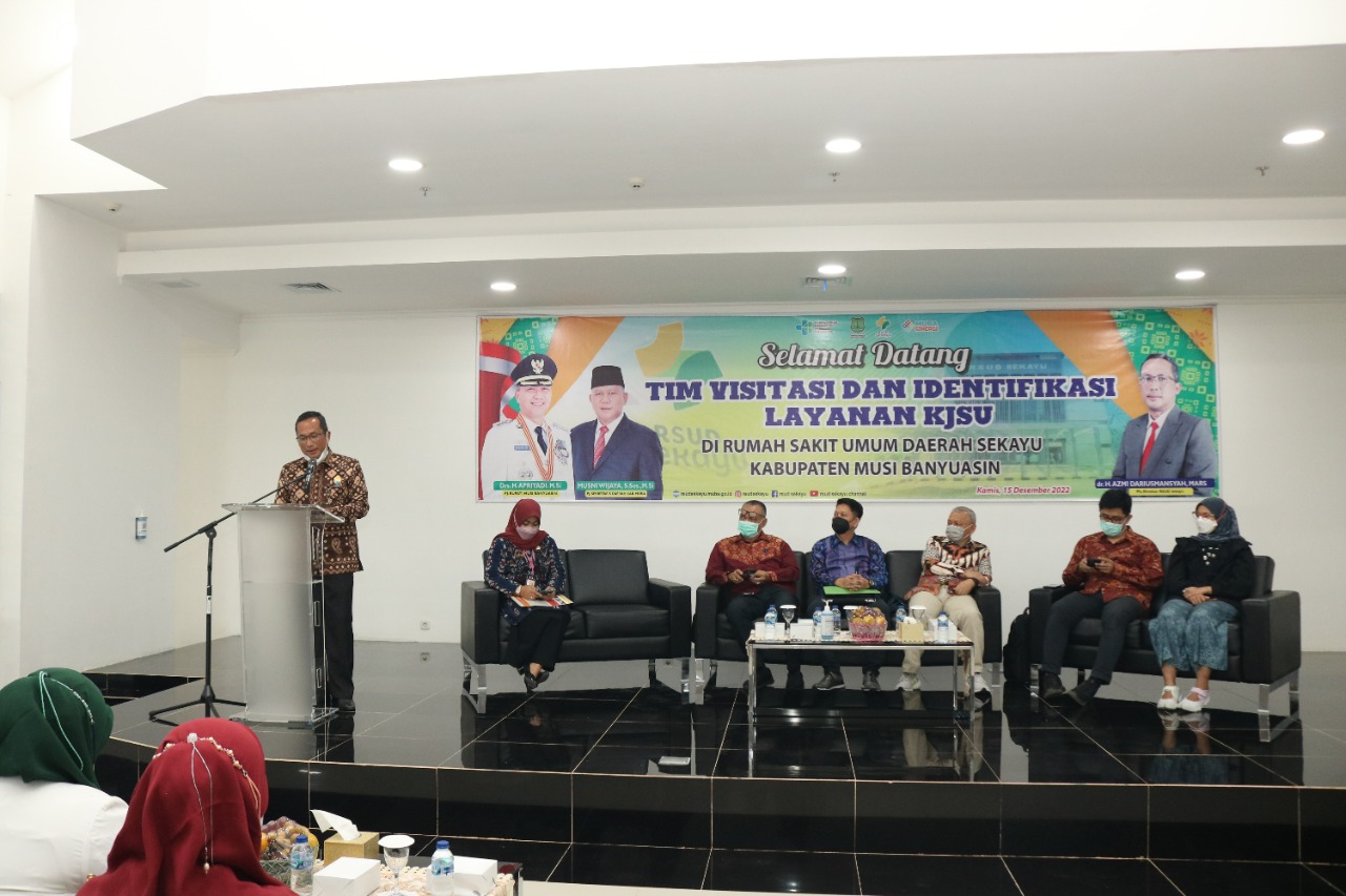 Direksi RSUP Mohammad Hoesin Palembang Lakukan Visitasi dan Identifikasi ke RSUD Sekayu