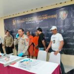 Jatanras Polda Sumsel dan Polres Muara Enim Tangkap Pelaku Perusak Tiang PLN