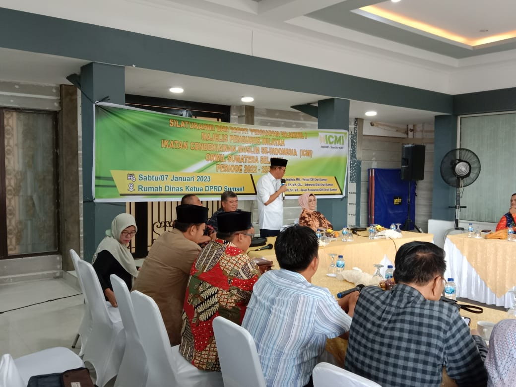 ICMI Orwil Sumsel Adakan Rapat Kerja Persiapan Silakwil