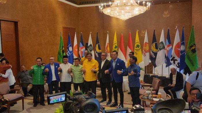 Minus PDIP dan Gerindra, Tujuh Elite Parpol Parlemen Berkumpul Tolak Sistem Proporsional Tertutup