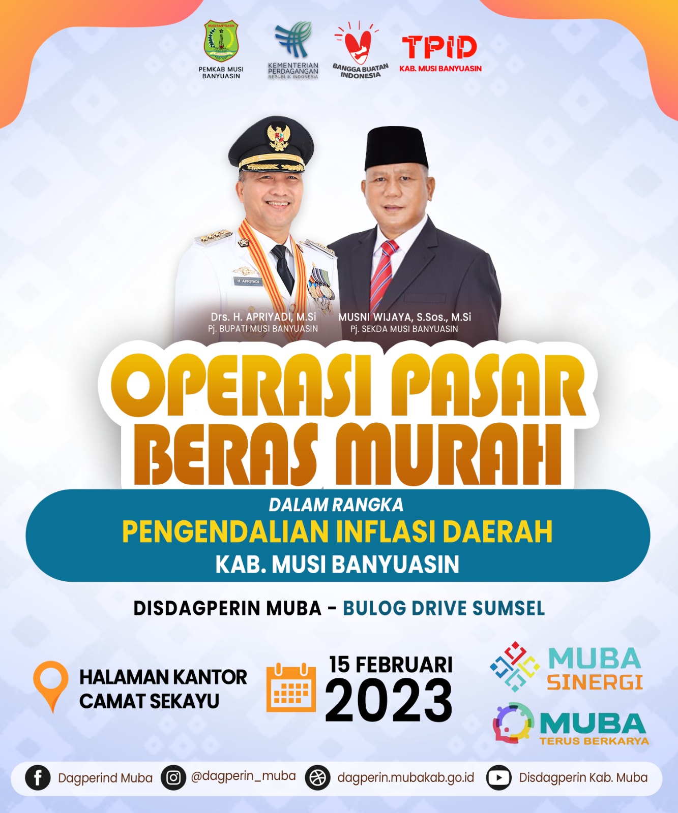 Gencarkan Upaya Pengendalian Inflasi Daerah, Pemkab Muba Gelar Operasi Pasar