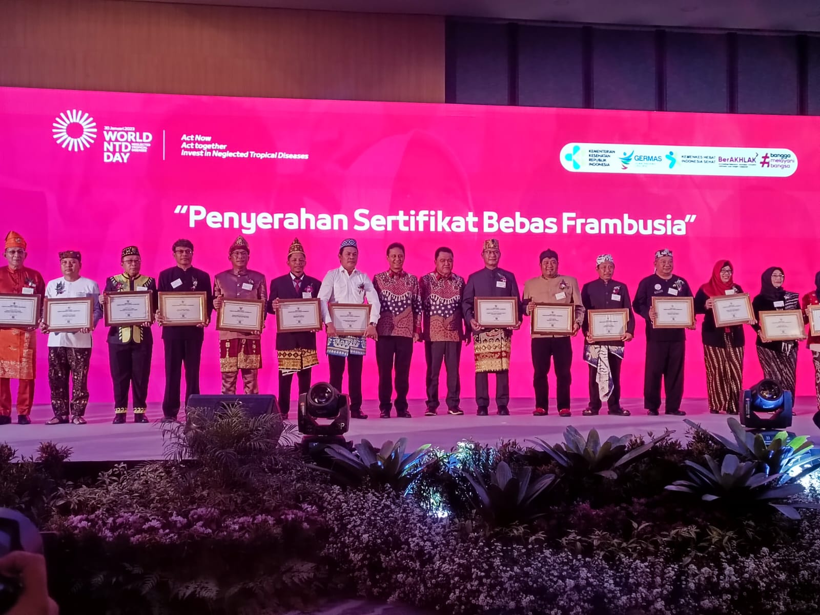 Peringatan Hari NTDs Sedunia, Kabupaten Musi Banyuasin Raih Sertifikat Bebas Frambusia