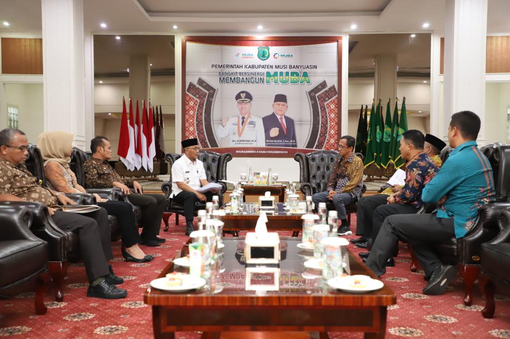 Terima Audiensi Pengurus ICMI, Pj Bupati Muba : ICMI Harus Beri Kontribusi Positif Untuk Daerah