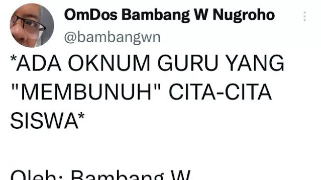 Cita-cita Puterinya "Dibunuh" Guru, Curhatan Dosen Asal Bantul Ini Viral