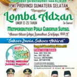 Gebyar Ramadhan, PWI Sumsel Gelar Lomba Adzan Milenial