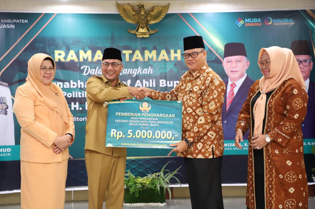 Pemkab Muba Gelar Acara Ramah Tamah Purnabakti H Ibnu Sa'ad