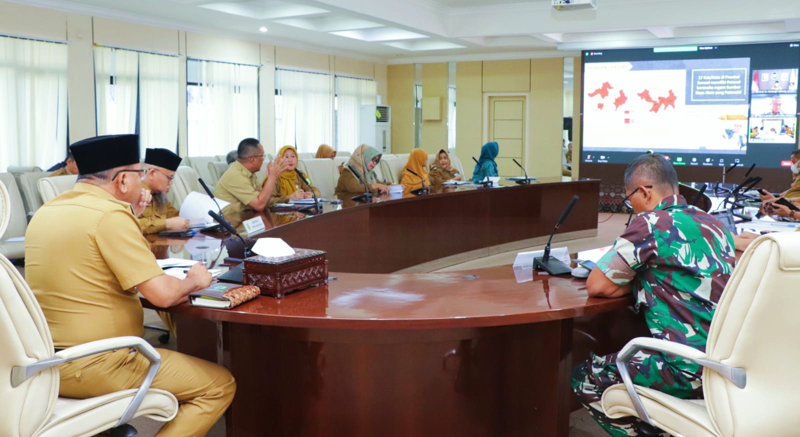 Pemkab Muba bersama Menko PMK Bahas Percepatan Penanganan Stunting dan Kemiskinan Ekstrem se-Sumsel