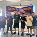 Tim Tenis Meja PWI Sumsel Kalahkan  Tim Alumni FE Unsri dan Pemko Palembang