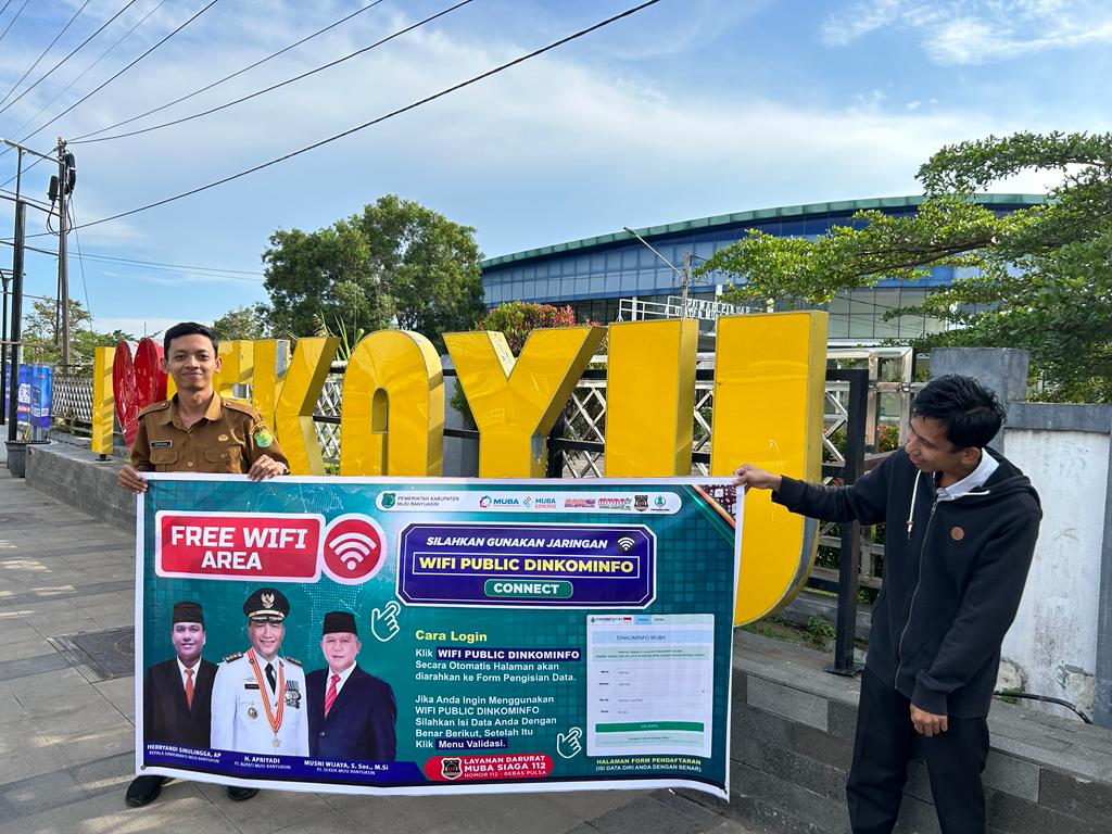 Asyik!, Dinkominfo Sediakan 10 Titik Selancar Internet Gratis di Ibu kota Kabupaten
