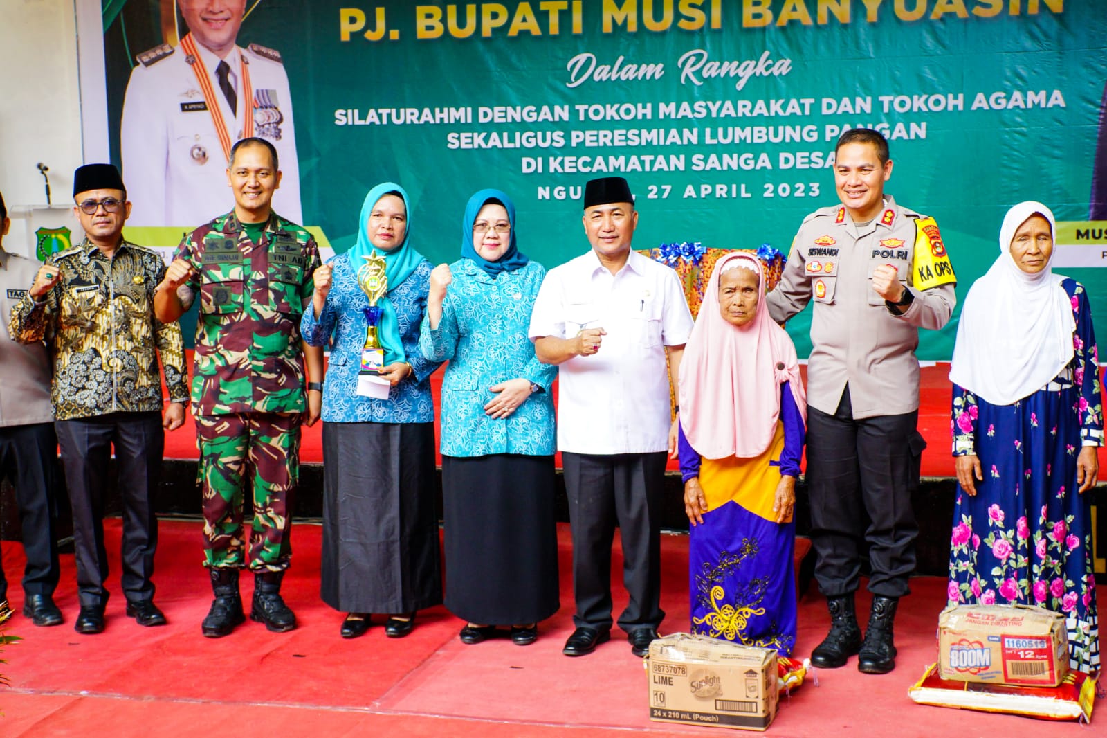 Resmi, Muba Miliki Lumbung Pangan di Sanga Desa