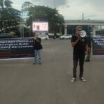 Massa AMPCB Desak Pemkot  dan Polrestabes Palembang Selamatkan Makam Kramo Jayo
