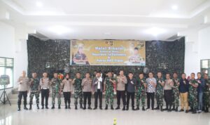 YONARMED 15/CAILENDRA, JAGA KOMUNIKASI INTENS TNI - POLRI