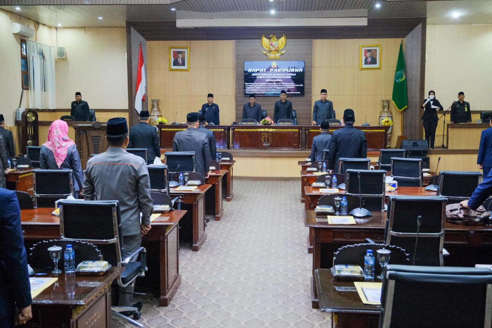 DPRD Muba Sampaikan Tujuh Raperda Usulan Pemerintah Daerah Kabupaten Muba Tahun 2023