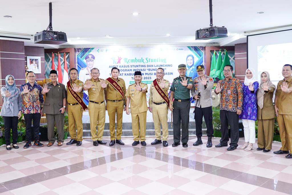 Rembuk Stunting Audit Kasus Stunting dan Launching “Bunda AS” Kabupaten Muba