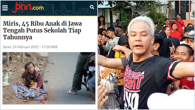 Miris! 45 Ribu Anak di Jawa Tengah Putus Sekolah Gegara Biaya, Ganjar Disentil Sibuk Lari Antar Provinsi