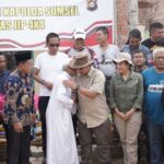 HUT Bhayangkara ke 77, Polda Sumsel Berbagi Bantuan Sembako