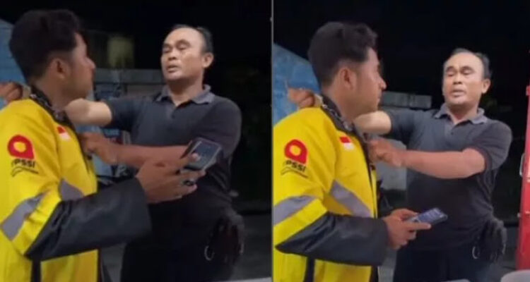 Borgol Leher Driver Ojol, Aksi Satpam Ini Ramai Dapat Kecaman: Gak Ngotak!