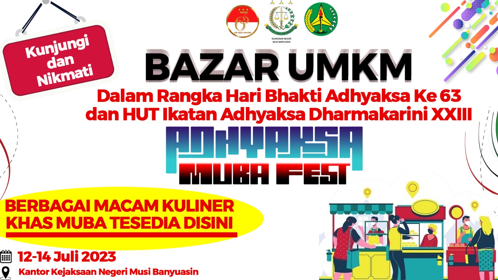 Boyong UMKM Khas Muba Jualan di Kantor Kejari